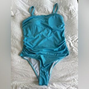 Bright Blue One Piece Swimsuit 2xl